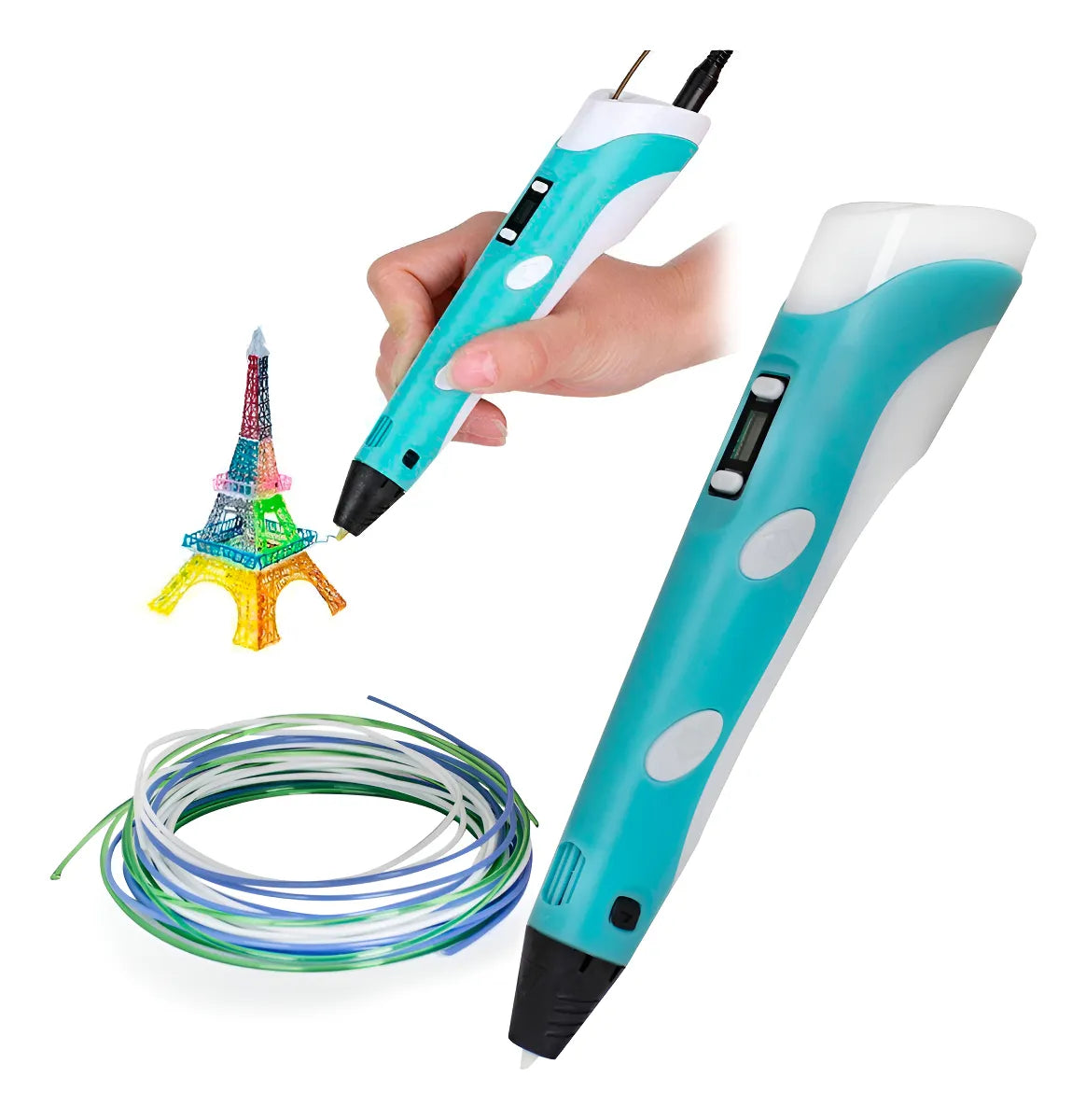 Lápiz 3D para Niños y Adultos - Kit de Impresión con Filamentos de Colores Incluidos